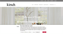 Desktop Screenshot of kirsch.dk